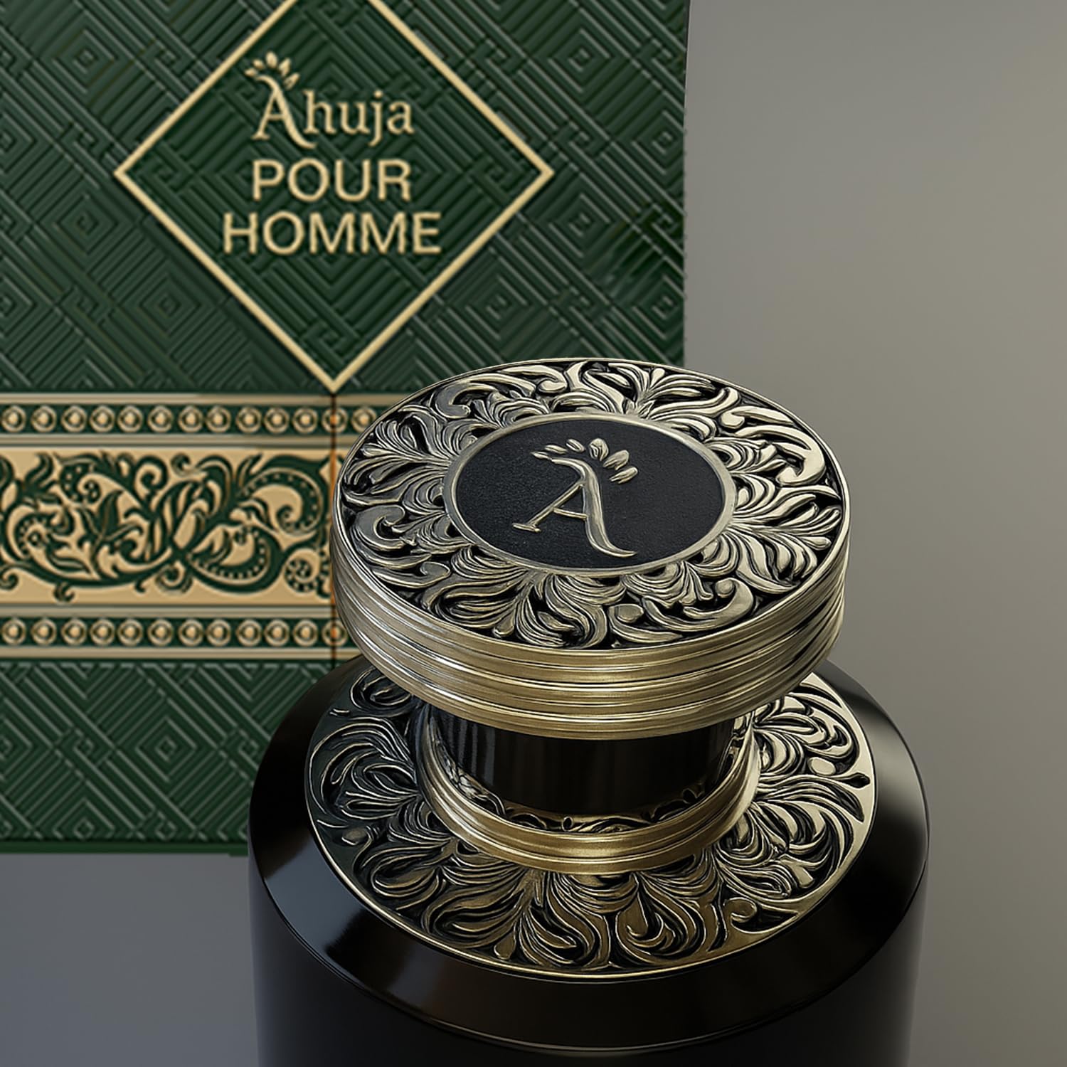 AHUJA Pour Homme Eau de Parfum for Men – 3.4 fl oz | Long-Lasting Citrus & Fruity Notes