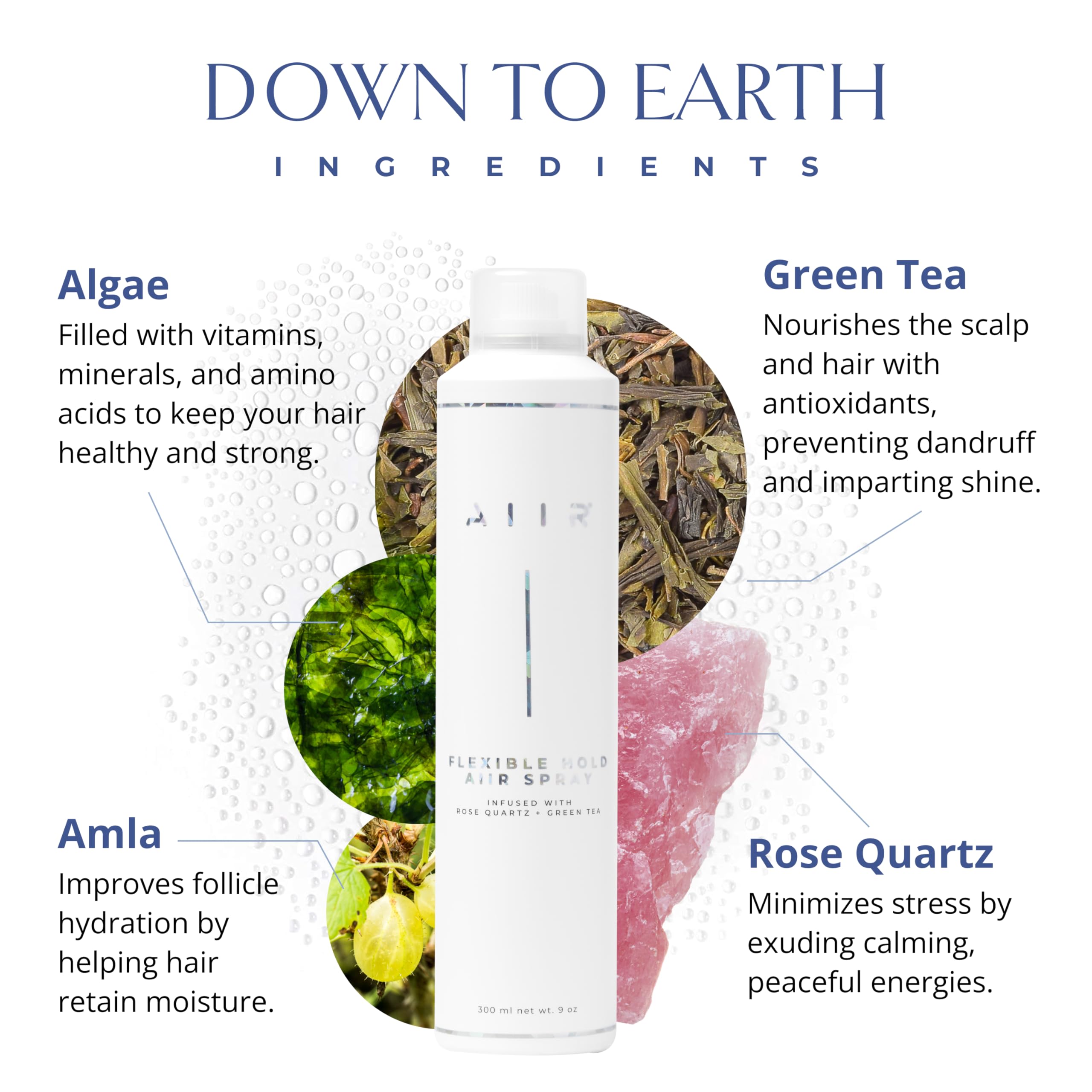 AIIR Flexible Hold Hairspray - Lightweight, Touchable Finish, Humidity Resistance | 9 oz