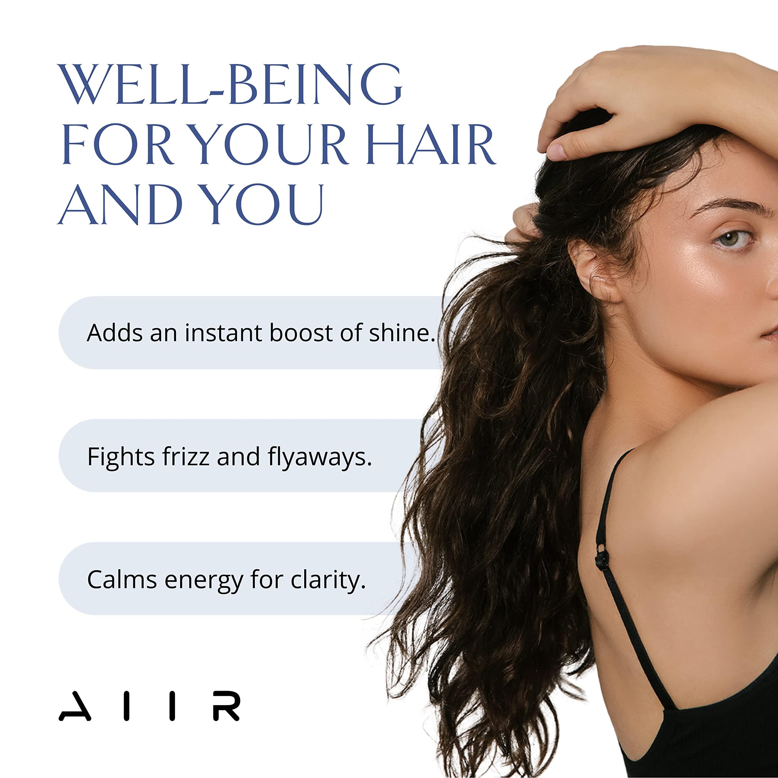 AIIR Shine Spray – Lightweight Smoothing Gloss, Humidity & Frizz Shield (6 oz)