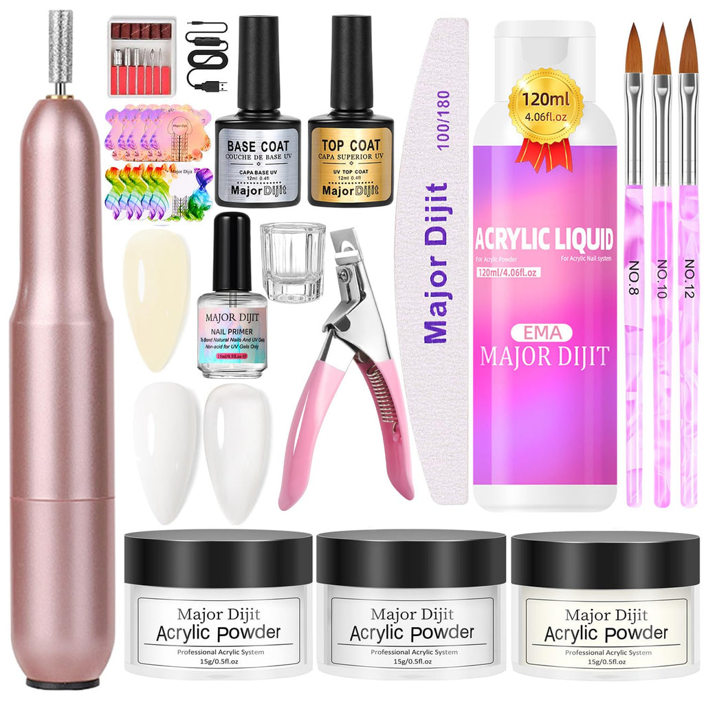 AILALUO Acrylic Nail Kit with Drill | Complete DIY Salon Set