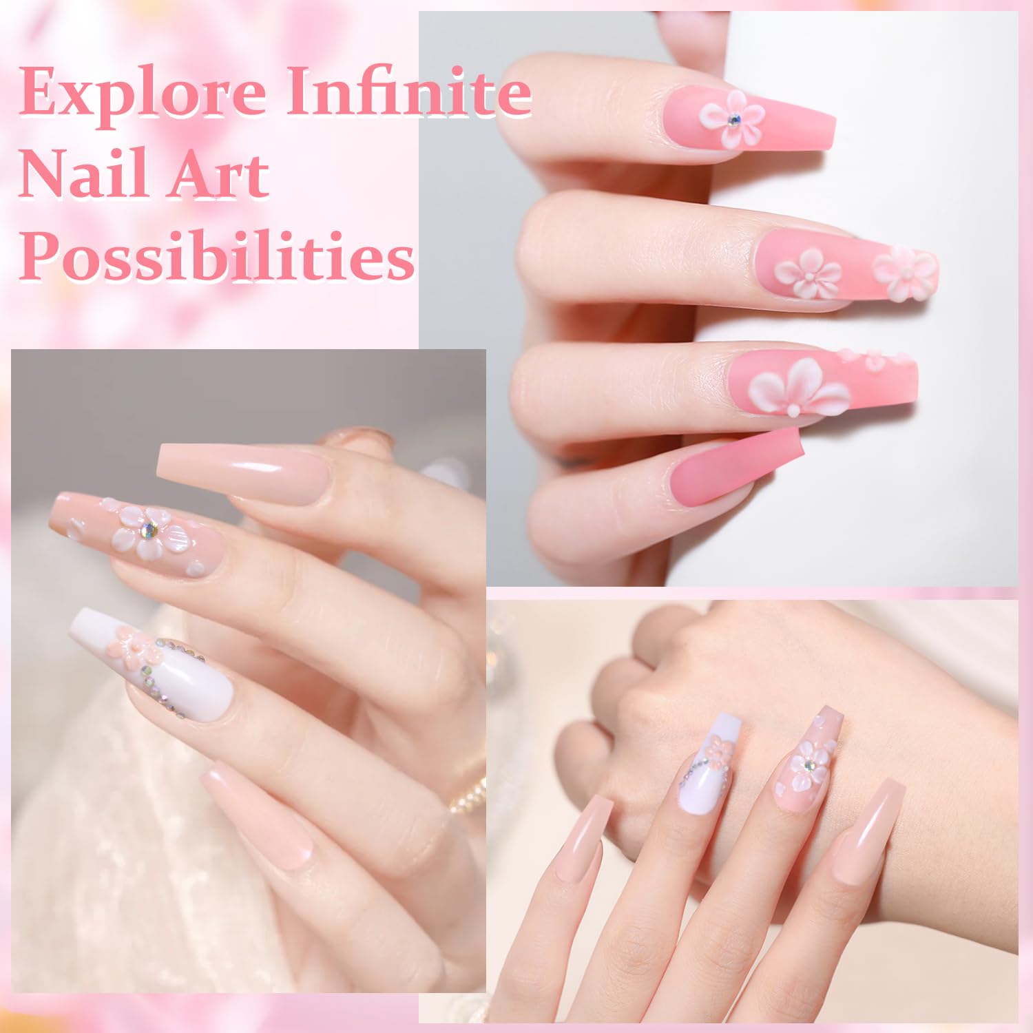 AILALUO Acrylic Nail Kit for Beginners — All-in-One Starter Set with Drill Lamp