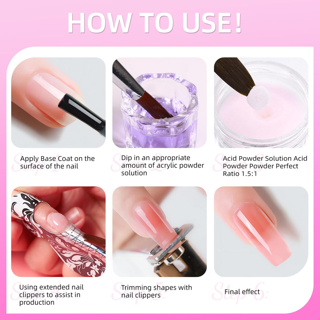 AILALUO Acrylic Nail Kit with Drill | Complete DIY Salon Set