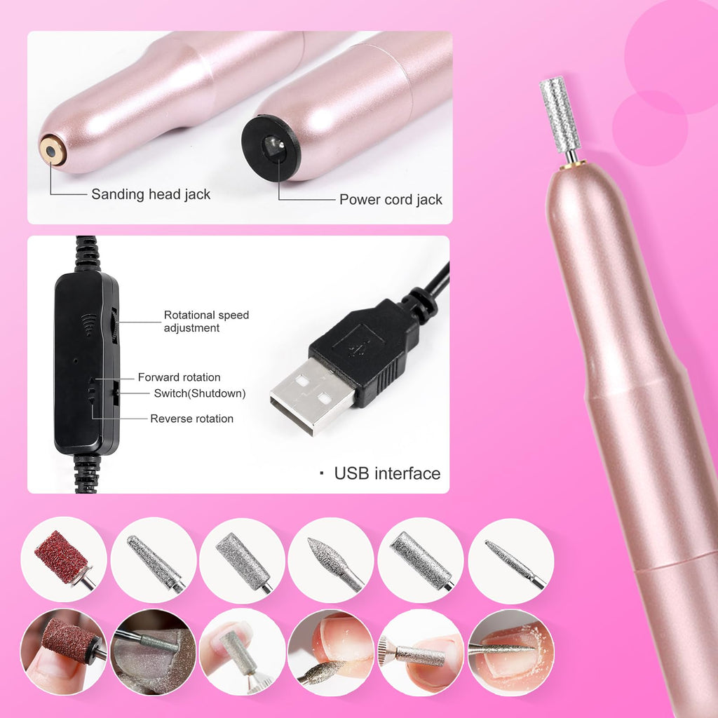AILALUO Acrylic Nail Kit with Drill | Complete DIY Salon Set