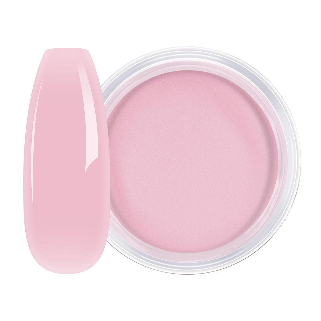 AILLSA Nail Dip Powder – Sheer Pink Translucent Jelly for Easy At-Home Manicures