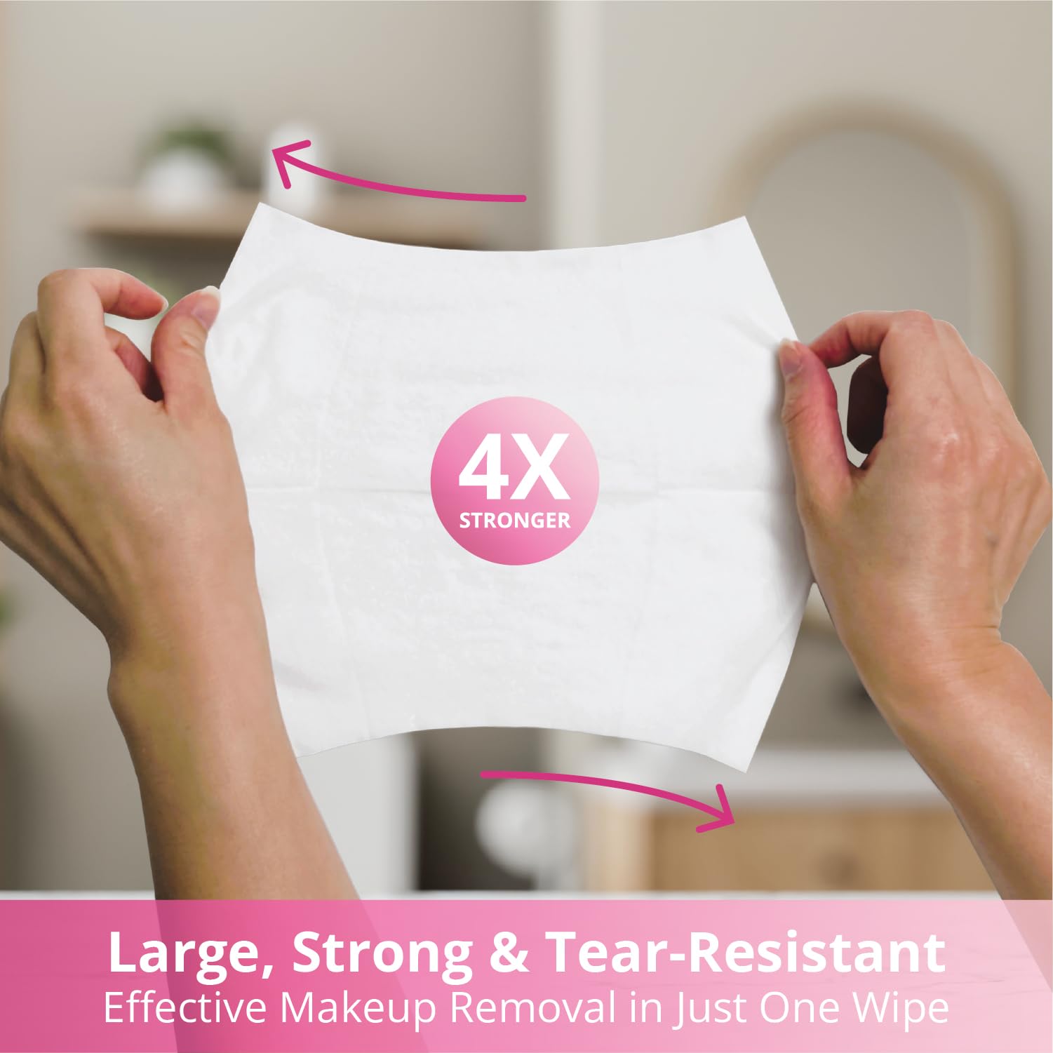 Air Jungles Makeup Remover Wipes – 25 Ct, Individually Wrapped, Travel Size, Vitamin E