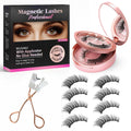 AiRunTech Magnetic Eyelashes Kit – 3D Natural Look, No Glue, Easy Applicator