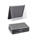 AJLTPA Magnetic Makeup Palette Empty – Clear Top 3-Pack with 60 Adhesive Metal Stickers (5.7 x 4.3 in)