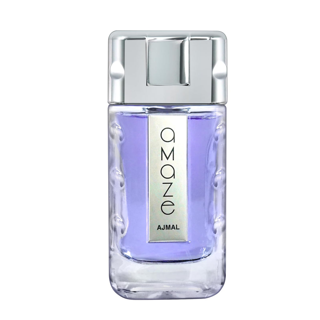 Ajmal Amaze Eau de Parfum for Men — Long-Lasting Woody Citrus & Musky Cologne (100 ml)