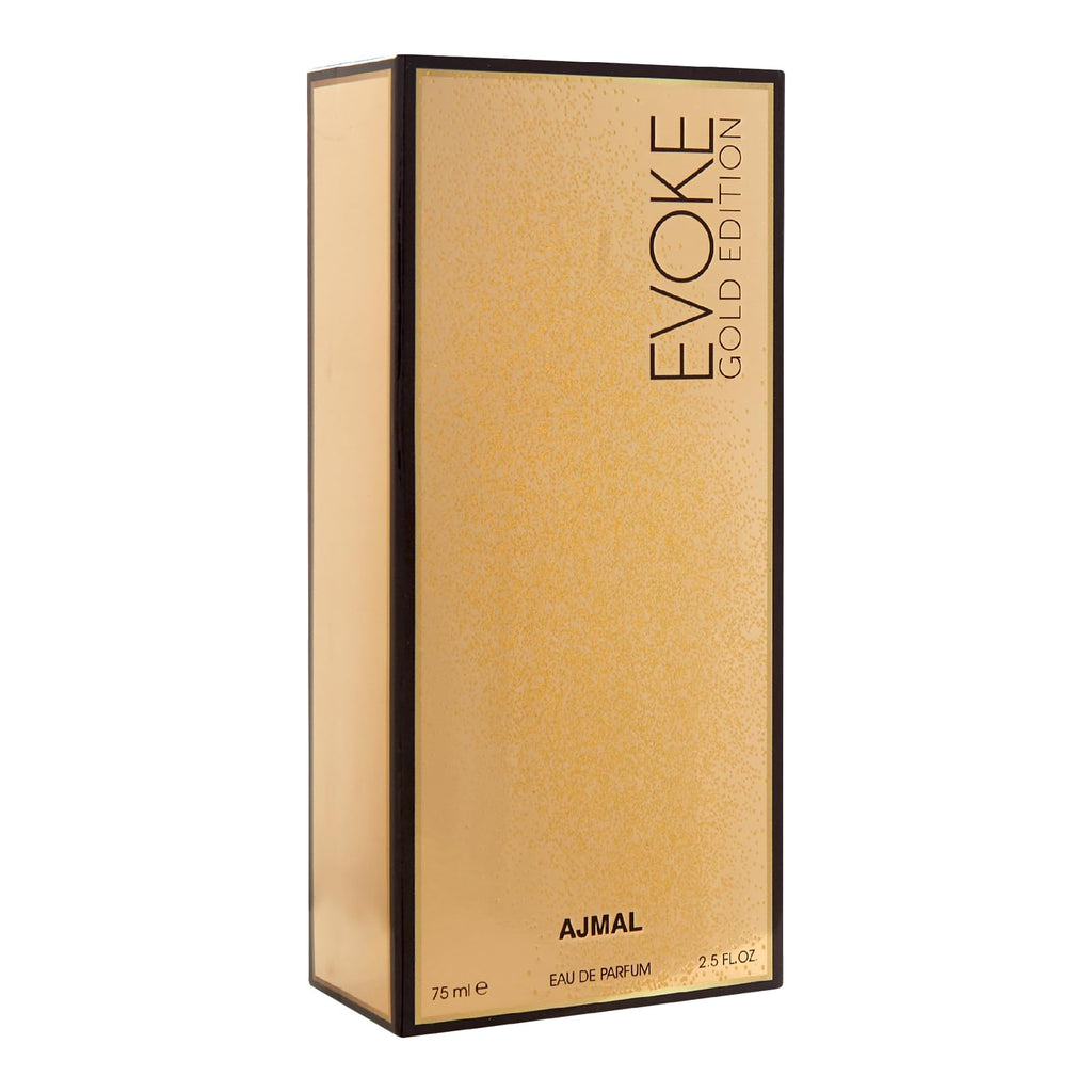 Ajmal Evoke Gold EDP for Women – Floral Woody Musky, 75 ml | Made in Dubai