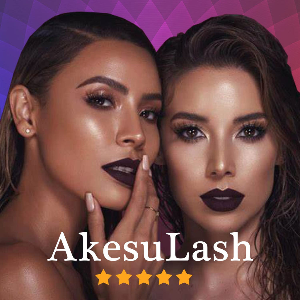 AkesuLash Magnetic Eyelashes – 10 Pairs, 3D Faux Mink, Upgraded Liner Kit (Cruelty-Free)
