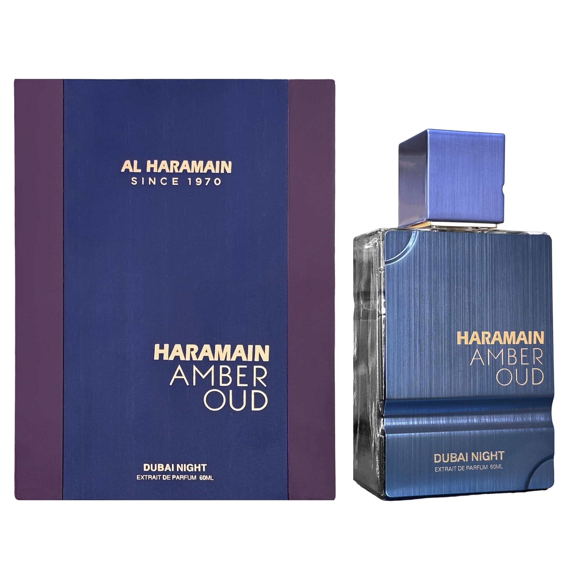 Al Haramain Amber Oud Dubai Night - Long-Lasting Oud & Amber Cologne for Men (60ml)