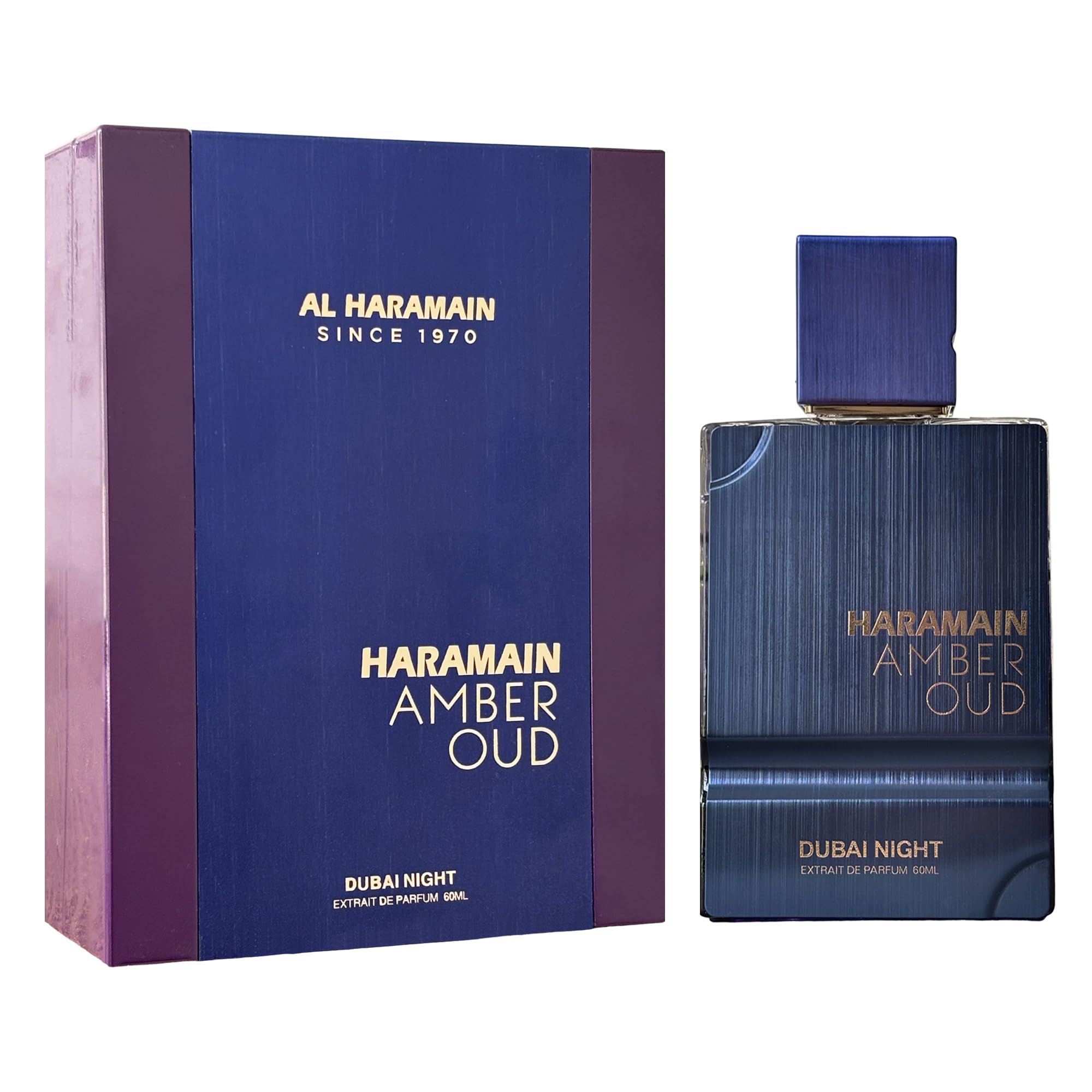 Al Haramain Amber Oud Dubai Night - Long-Lasting Oud & Amber Cologne for Men (60ml)