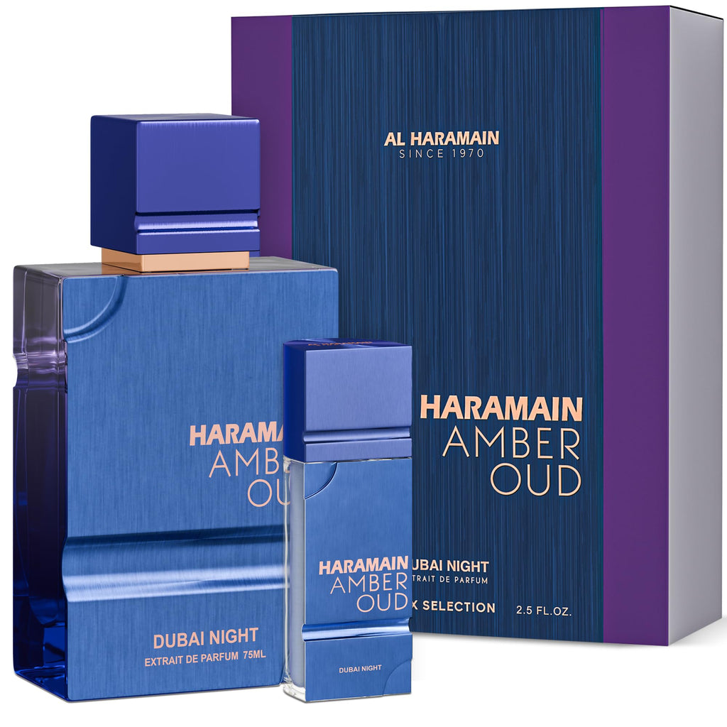 Al Haramain Amber Oud EDP 75ml + Atomizer – Dubai Night | Unisex Perfume