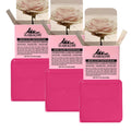 Alaskacube Rose Glow Perfumed Shower Bar – 3 x 4.93 oz Rose Scented Body Wash for Radiance