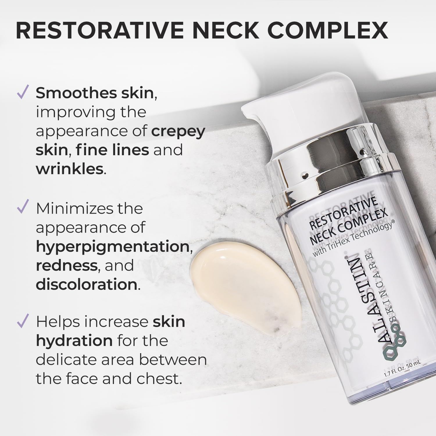 ALASTIN Skincare Restorative Neck Complex Hydrating Serum – Lifting for Sagging Skin