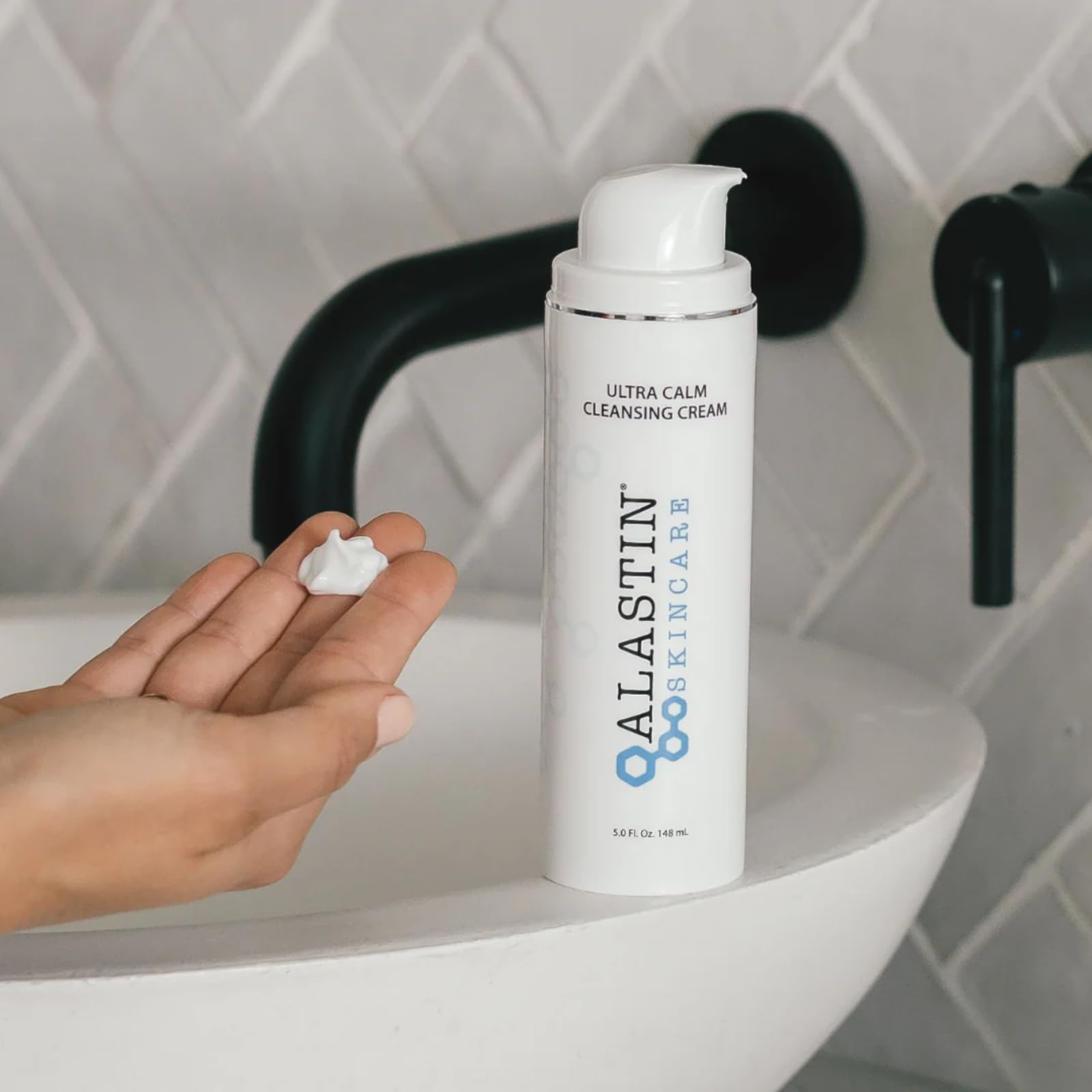 ALASTIN Skincare Ultra Calm Cleansing Cream Face Wash (5 oz) | Hydrating Daily Cleanser for Sensitive Skin
