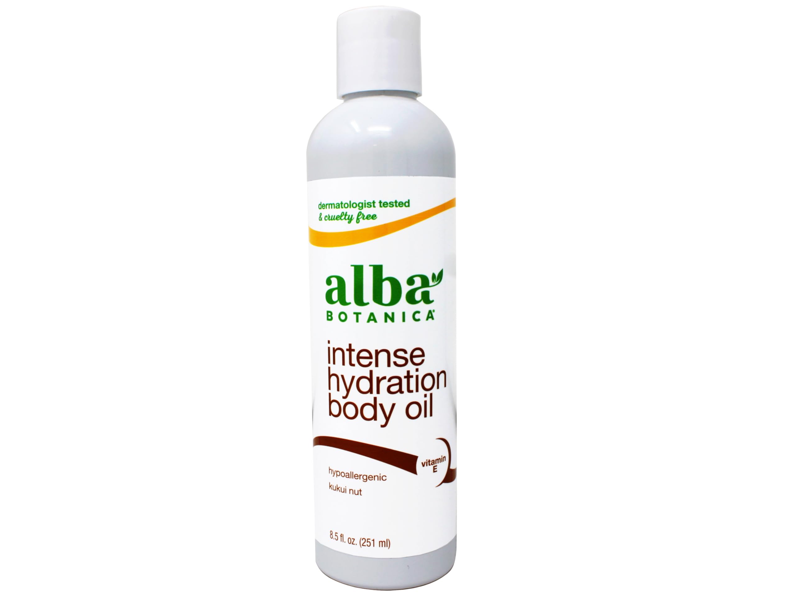 Alba Botanica Hawaiian Kukui Nut Body Oil – 2 Pack (8.5 oz each) – Cruelty-Free