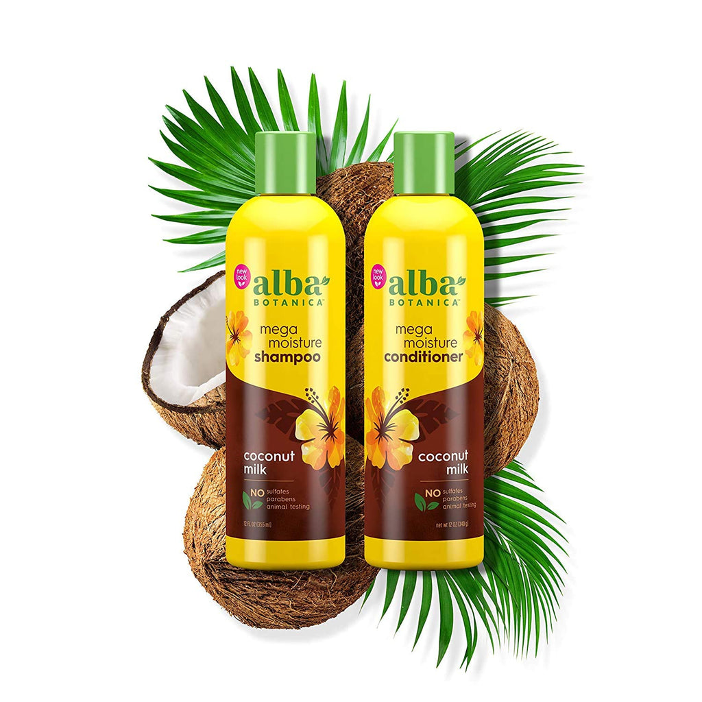 Alba Botanica More Moisture Coconut Milk Shampoo – 32 oz