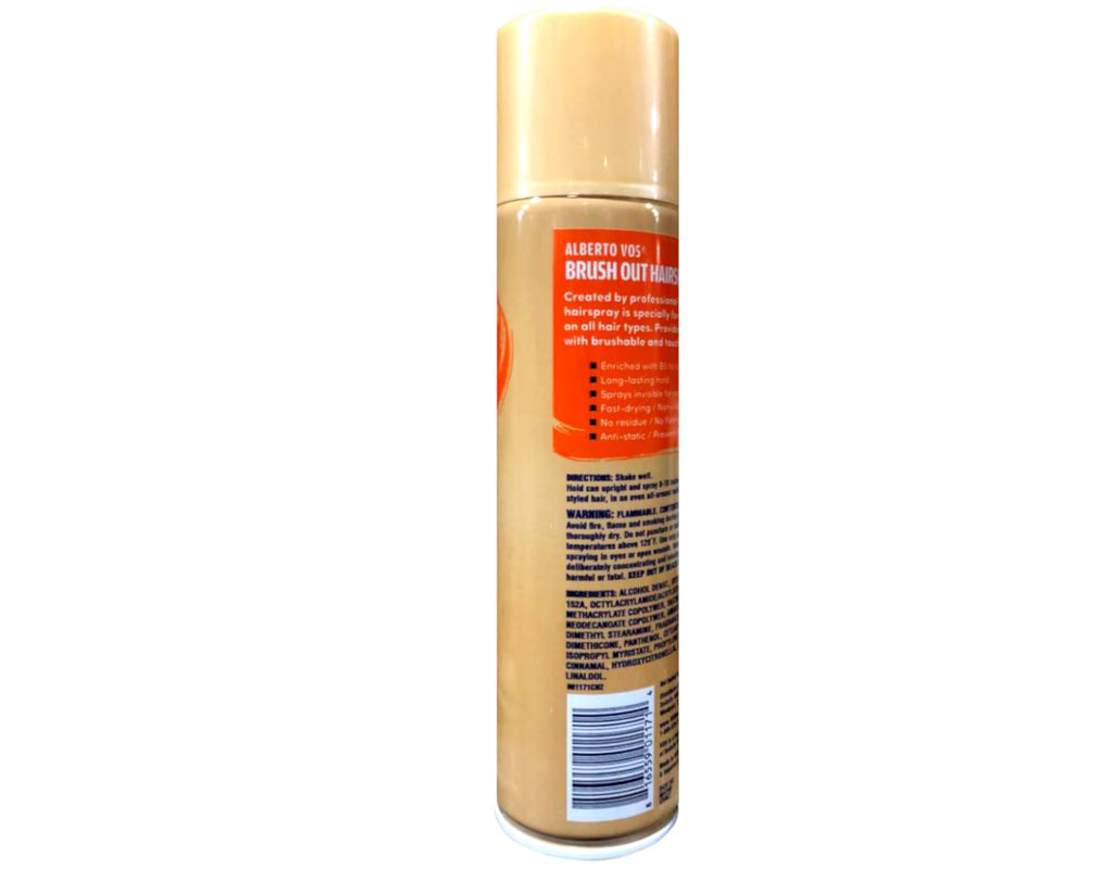 Alberto VO5 Brush Out Hairspray - 8.5 oz Pack of 2 | 24-Hour Flexible Hold