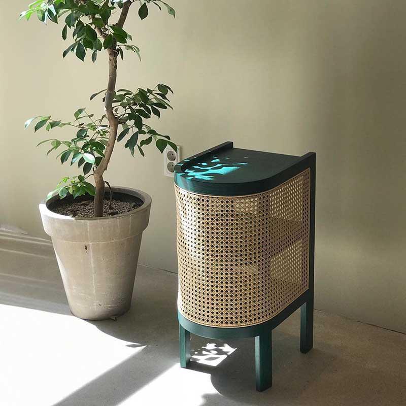 Alena Rattan Side Table