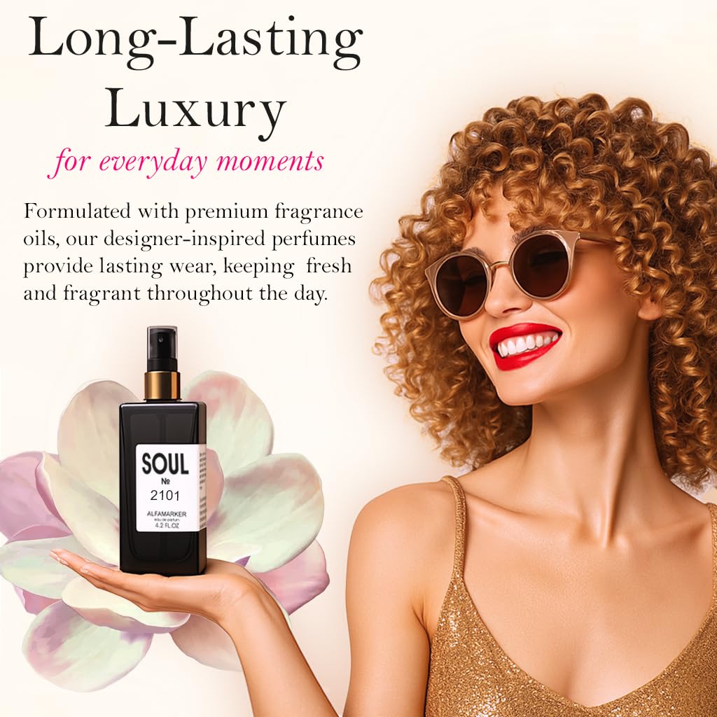 ALFAMARKER Soul 2102 Money – Women’s Long-Lasting Eau de Parfum 120ml | Boutique-Inspired Floral Musk