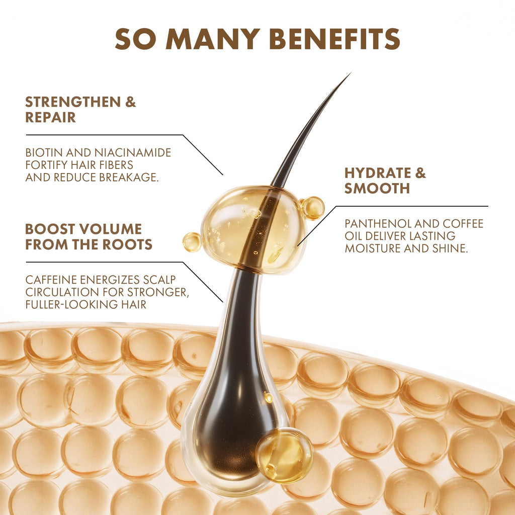 ALFHEIM Coffee+ Thickening Conditioner for Fine Hair – Caffeine, Biotin & Arabica Oil