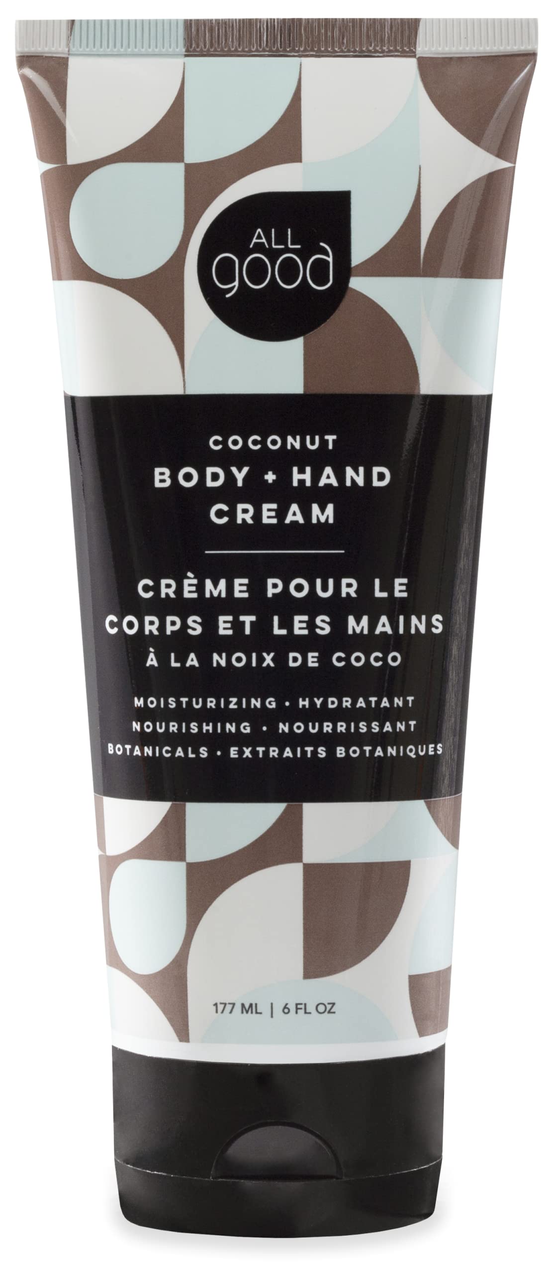 All Good Hand and Body Lotion – Organic Coconut Moisturizer for Dry Skin, 6 fl oz