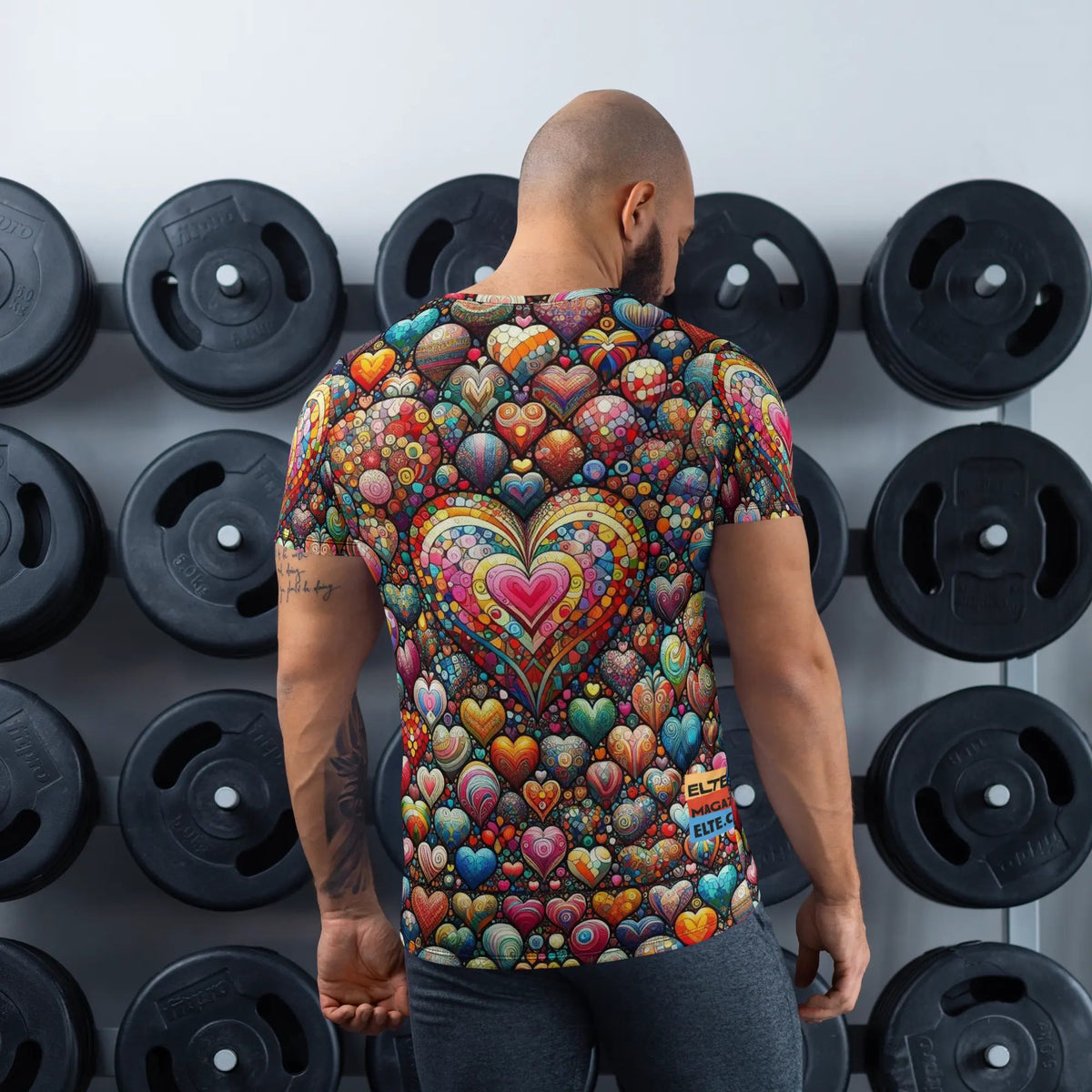 Thousand Hearts Men's athletic t-shirt