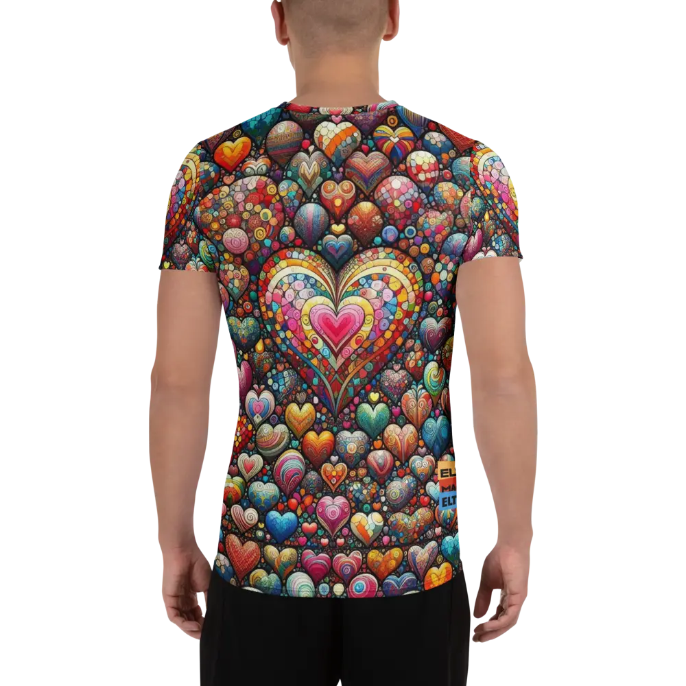 Thousand Hearts Men's athletic t-shirt