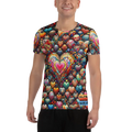 Thousand Hearts Men's athletic t-shirt