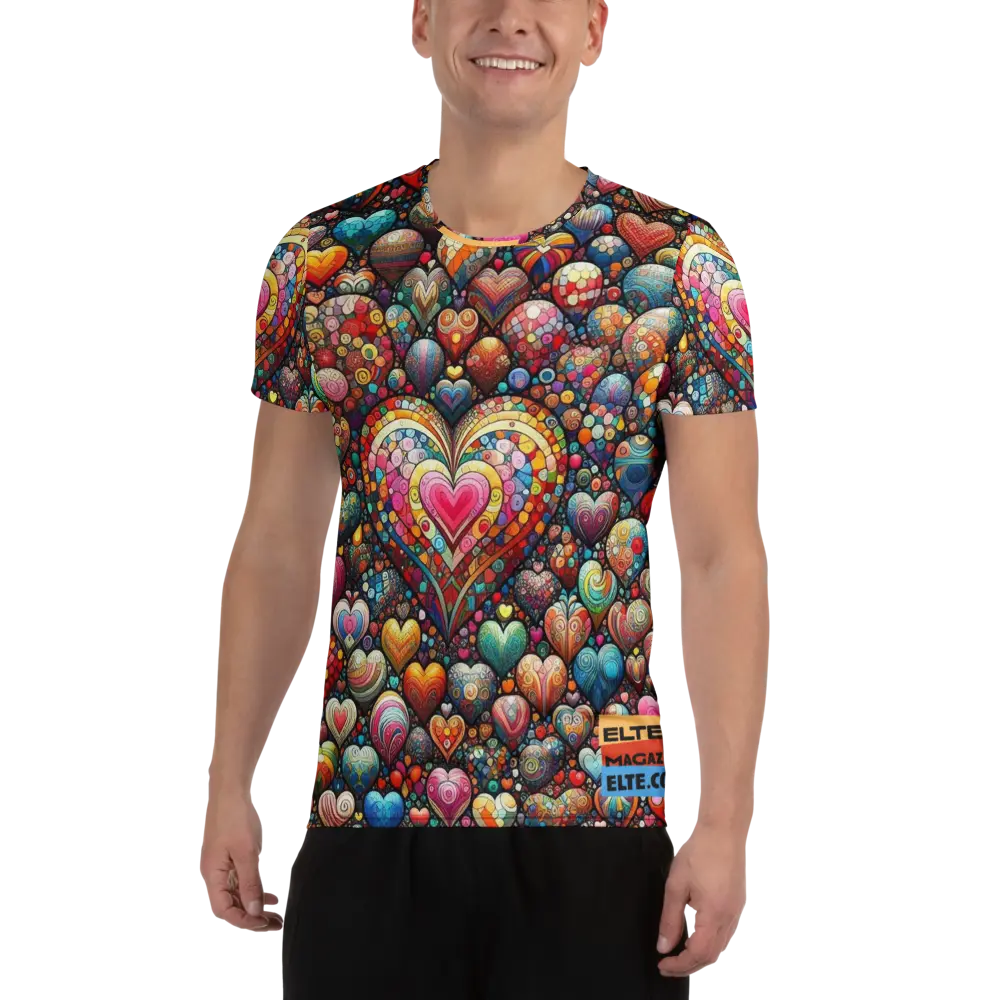 Thousand Hearts Men's athletic t-shirt