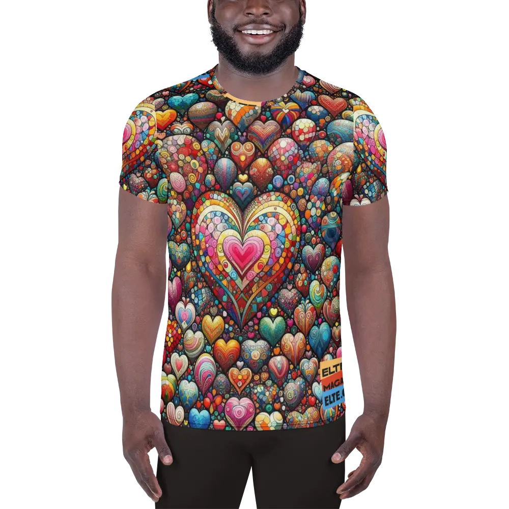 Thousand Hearts Men's athletic t-shirt