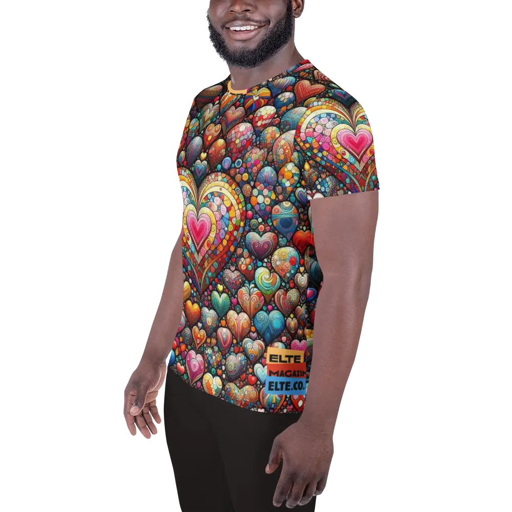 Thousand Hearts Men's athletic t-shirt
