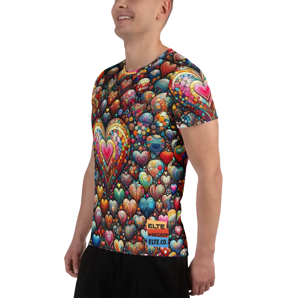 Thousand Hearts Men's athletic t-shirt
