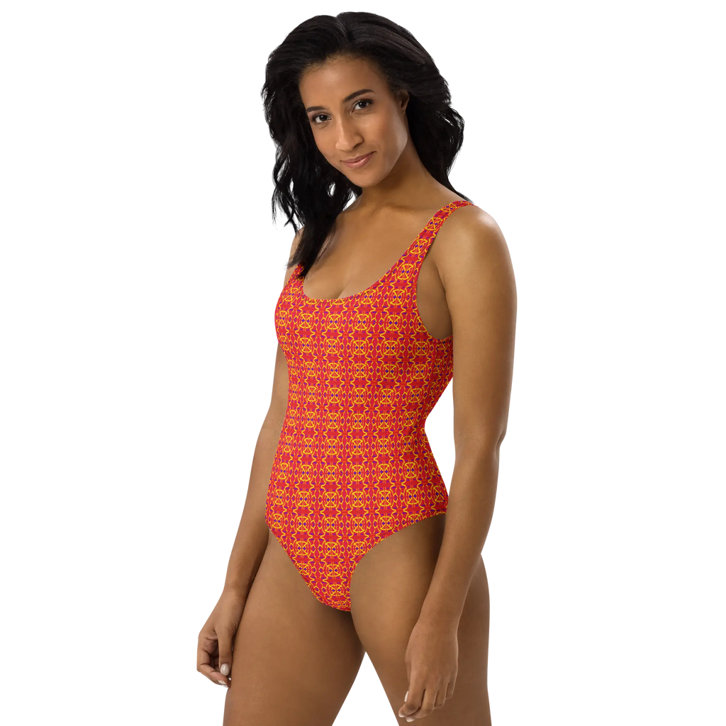 Direct Red One-Piece Swimsuit