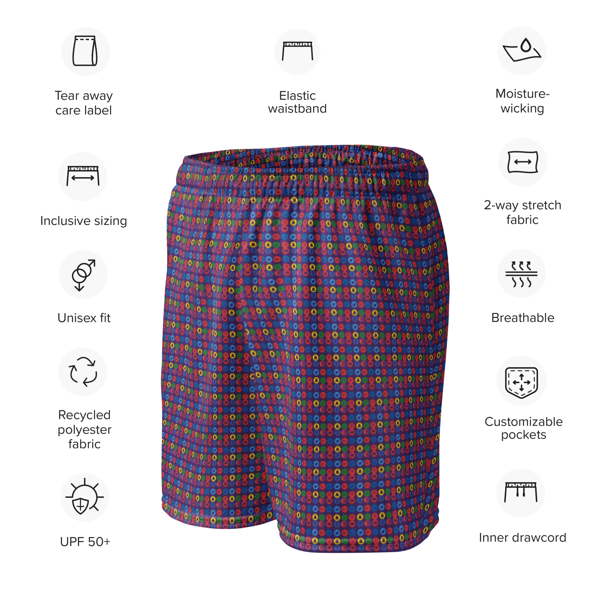 Creator Unisex mesh shorts