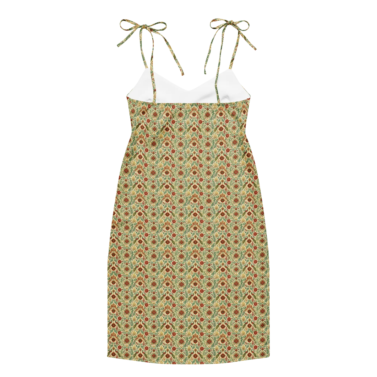 Wisdom of Earth Tie-strap midi dress