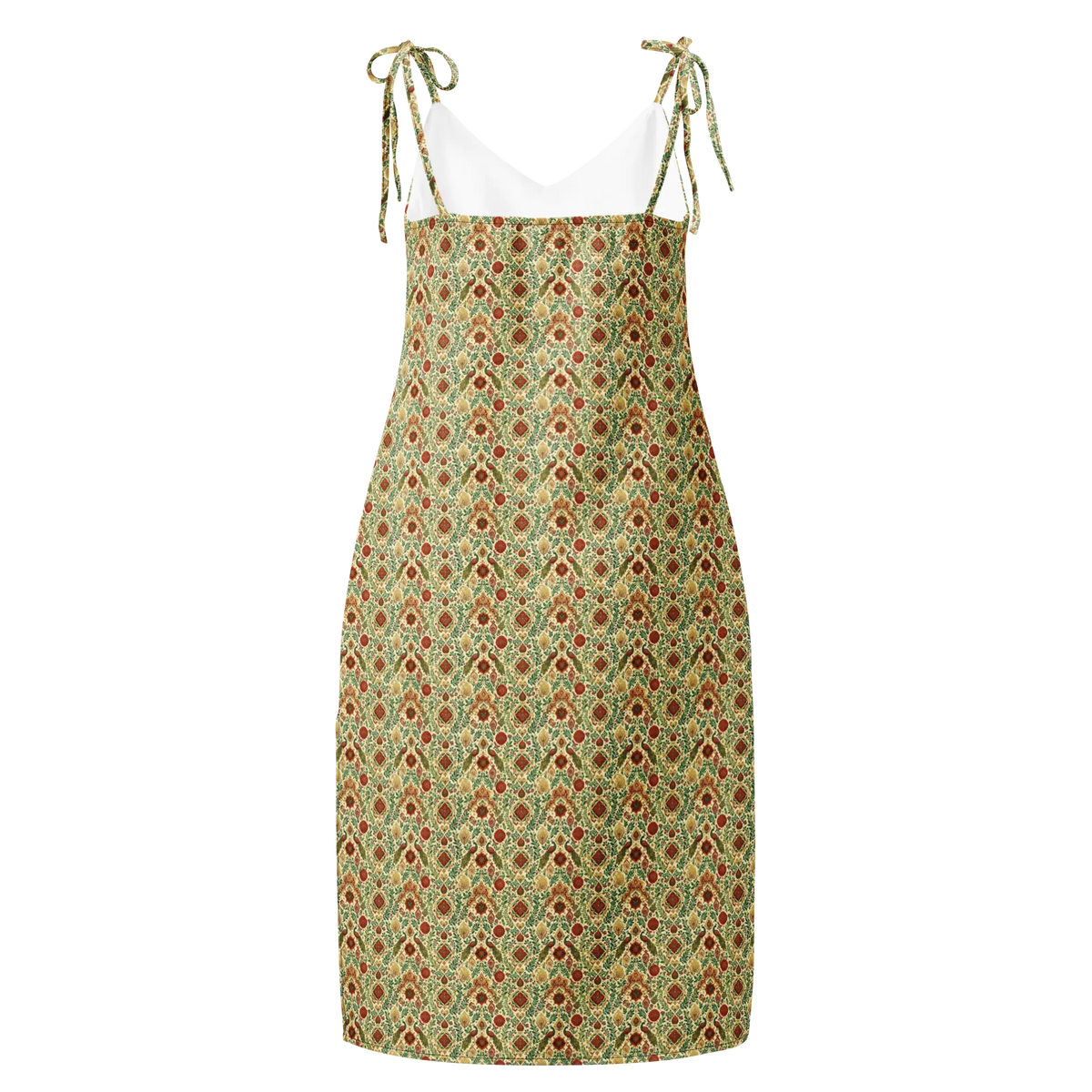 Wisdom of Earth Tie-strap midi dress