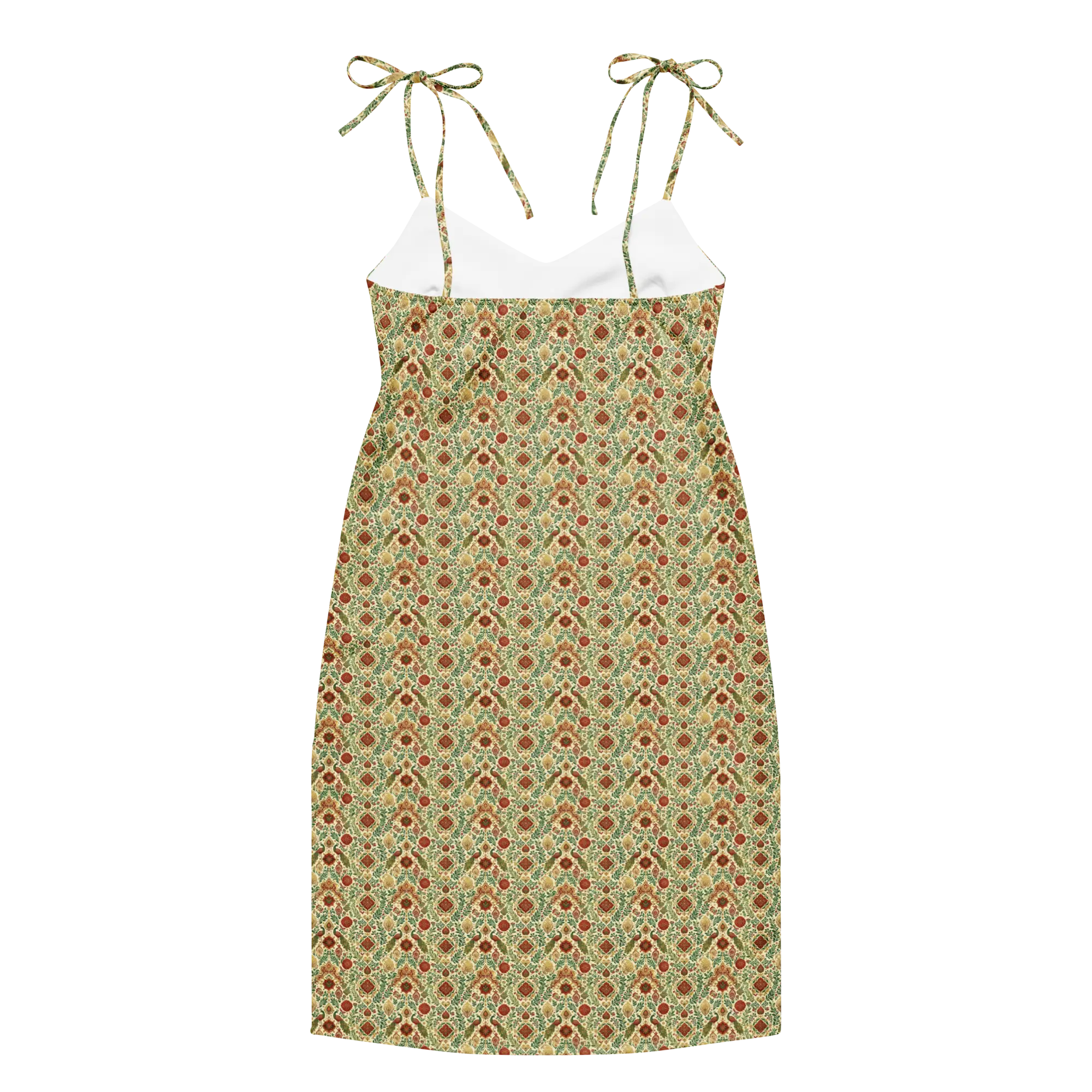 Wisdom of Earth Tie-strap midi dress