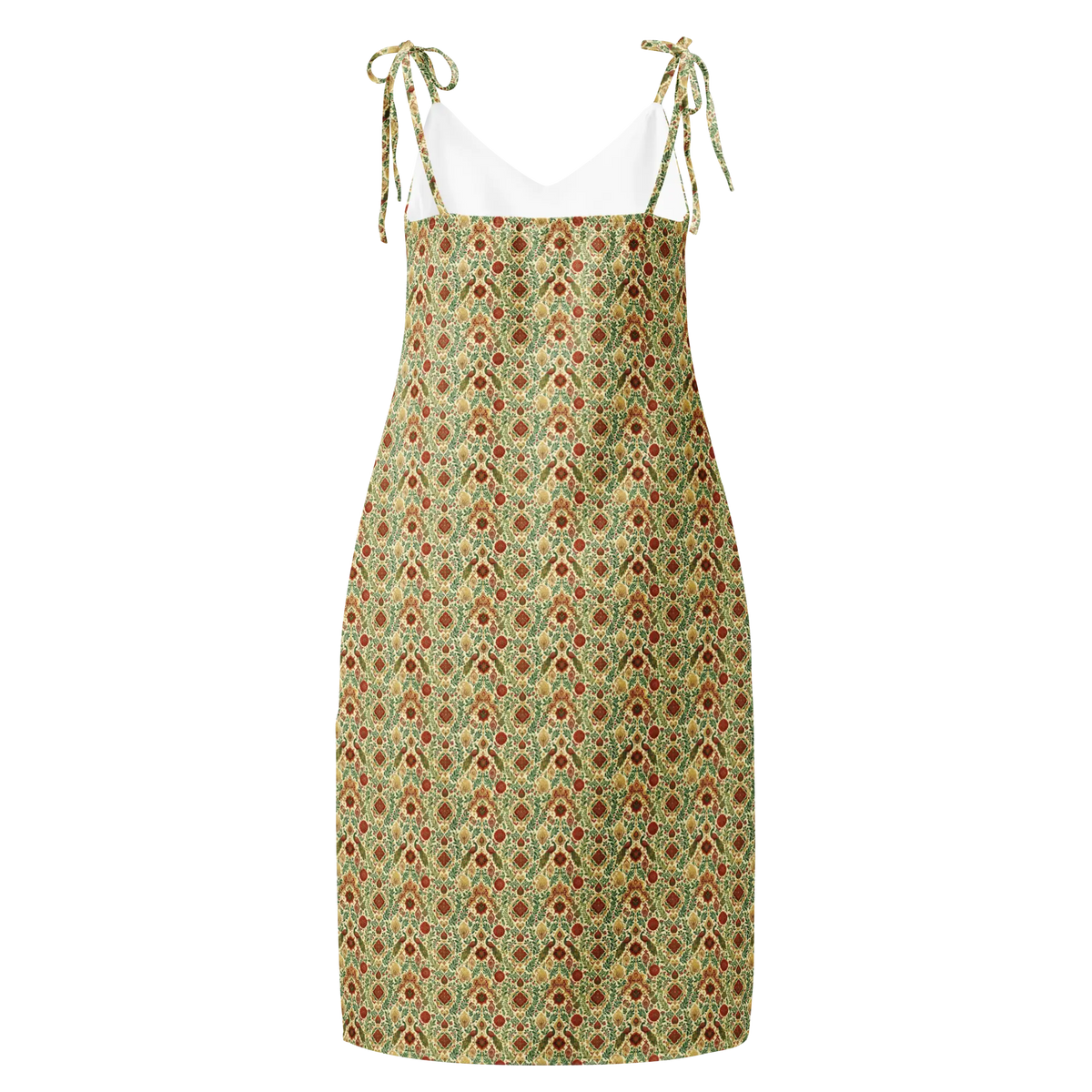 Wisdom of Earth Tie-strap midi dress