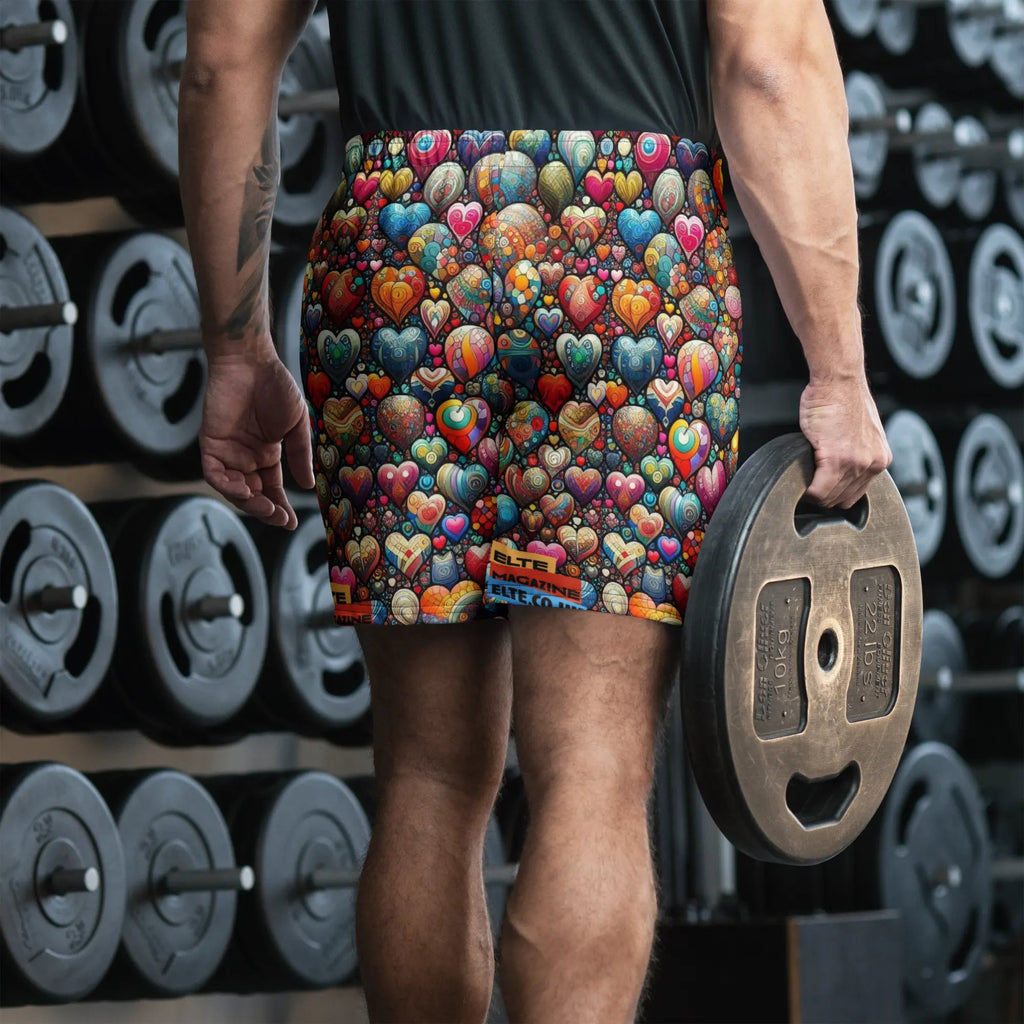 Thousand Hearts All-Over Print Unisex Athletic Long Shorts