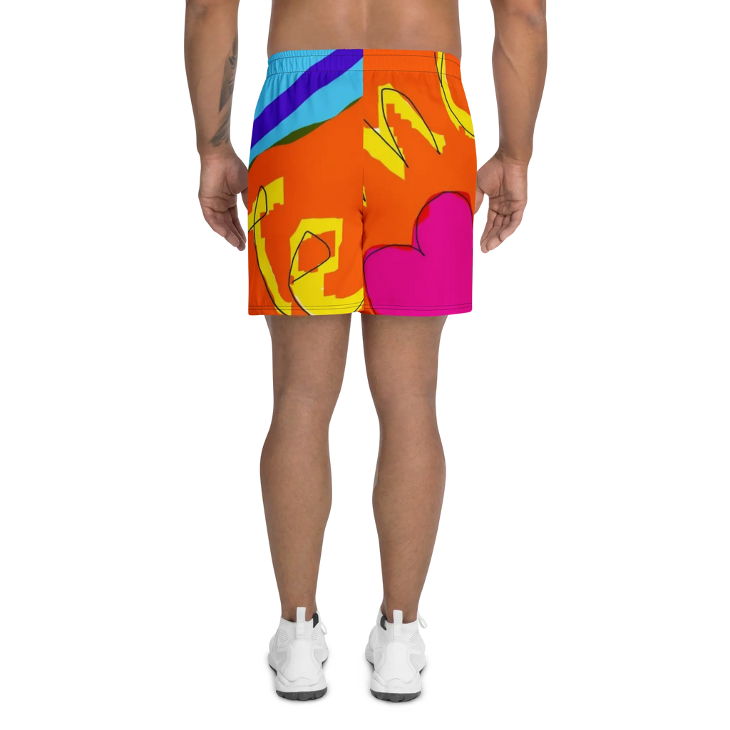 Te Amo Unisex Athletic Long Shorts