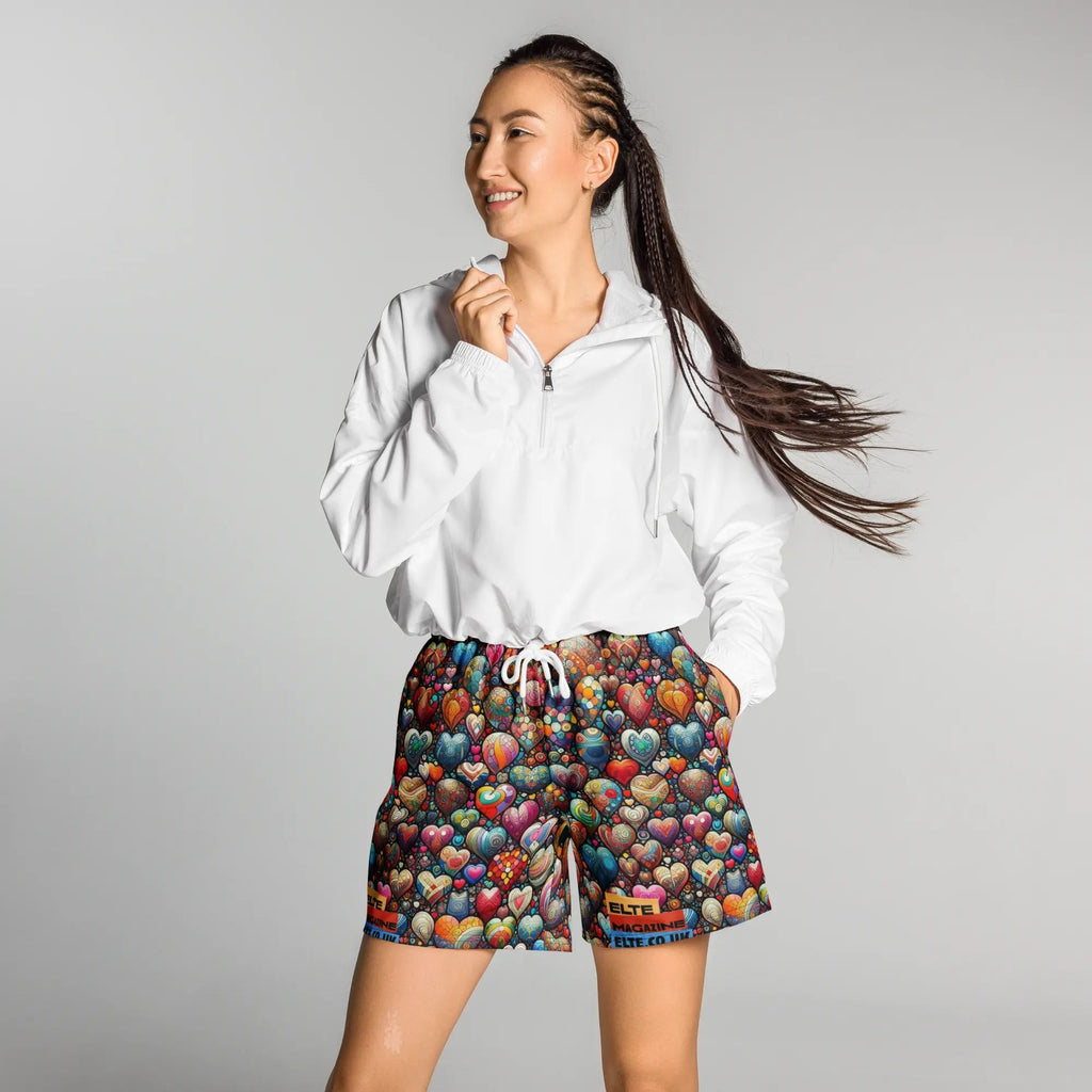 Thousand Hearts All-Over Print Unisex Athletic Long Shorts