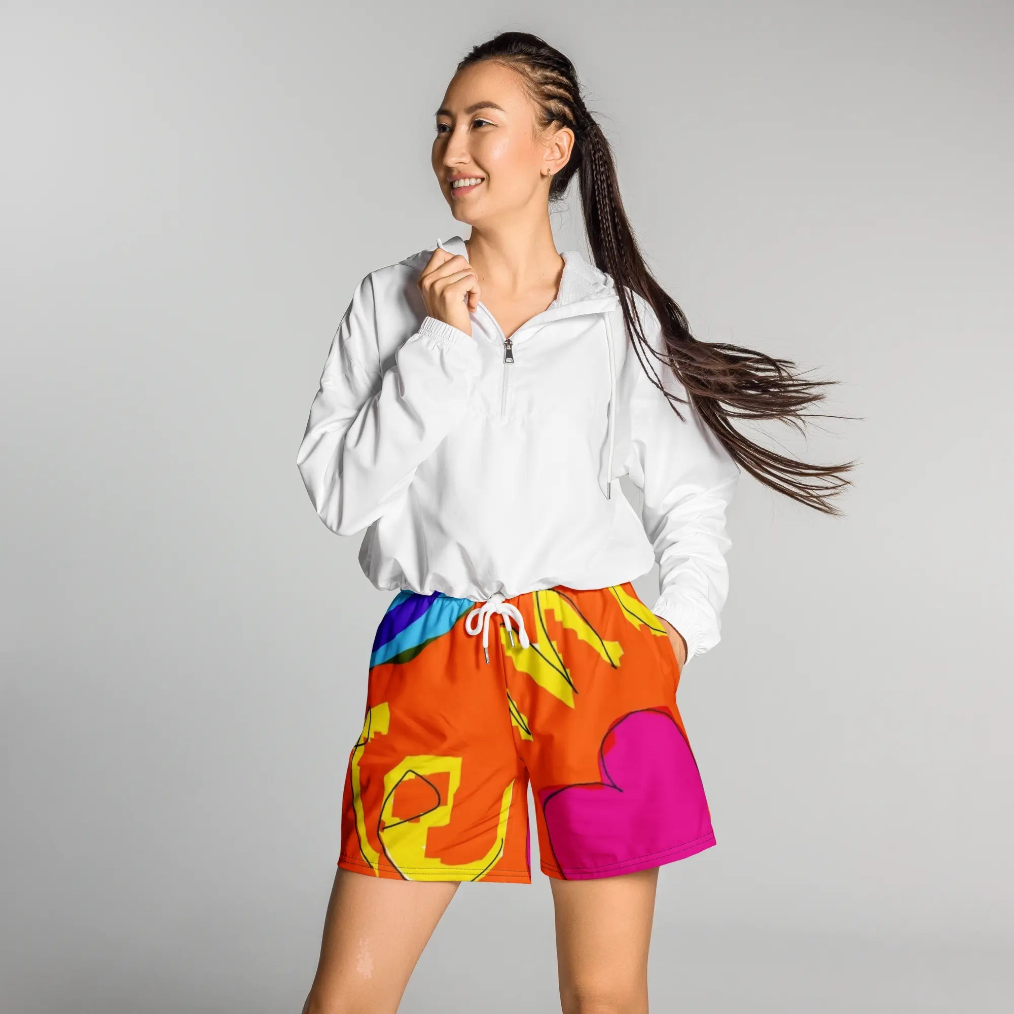 Te Amo Unisex Athletic Long Shorts