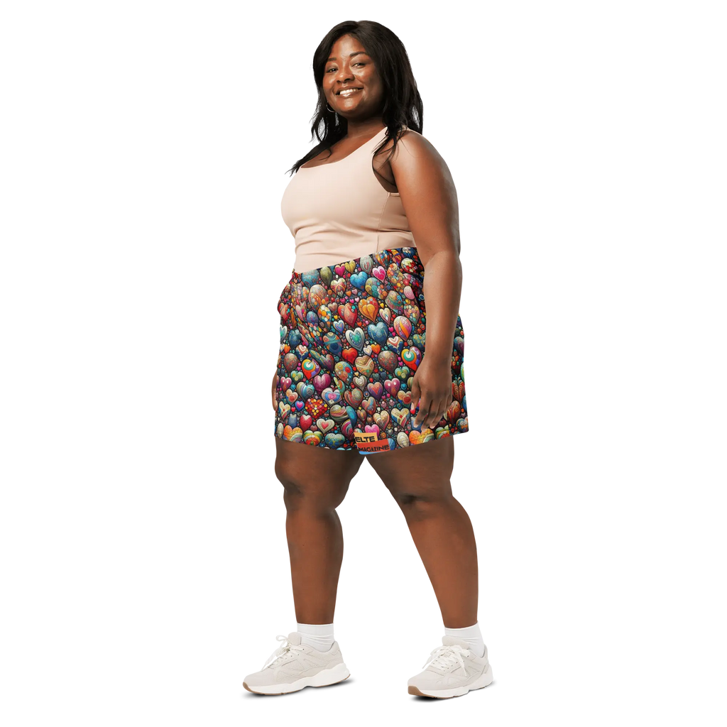 Thousand Hearts All-Over Print Unisex Athletic Long Shorts