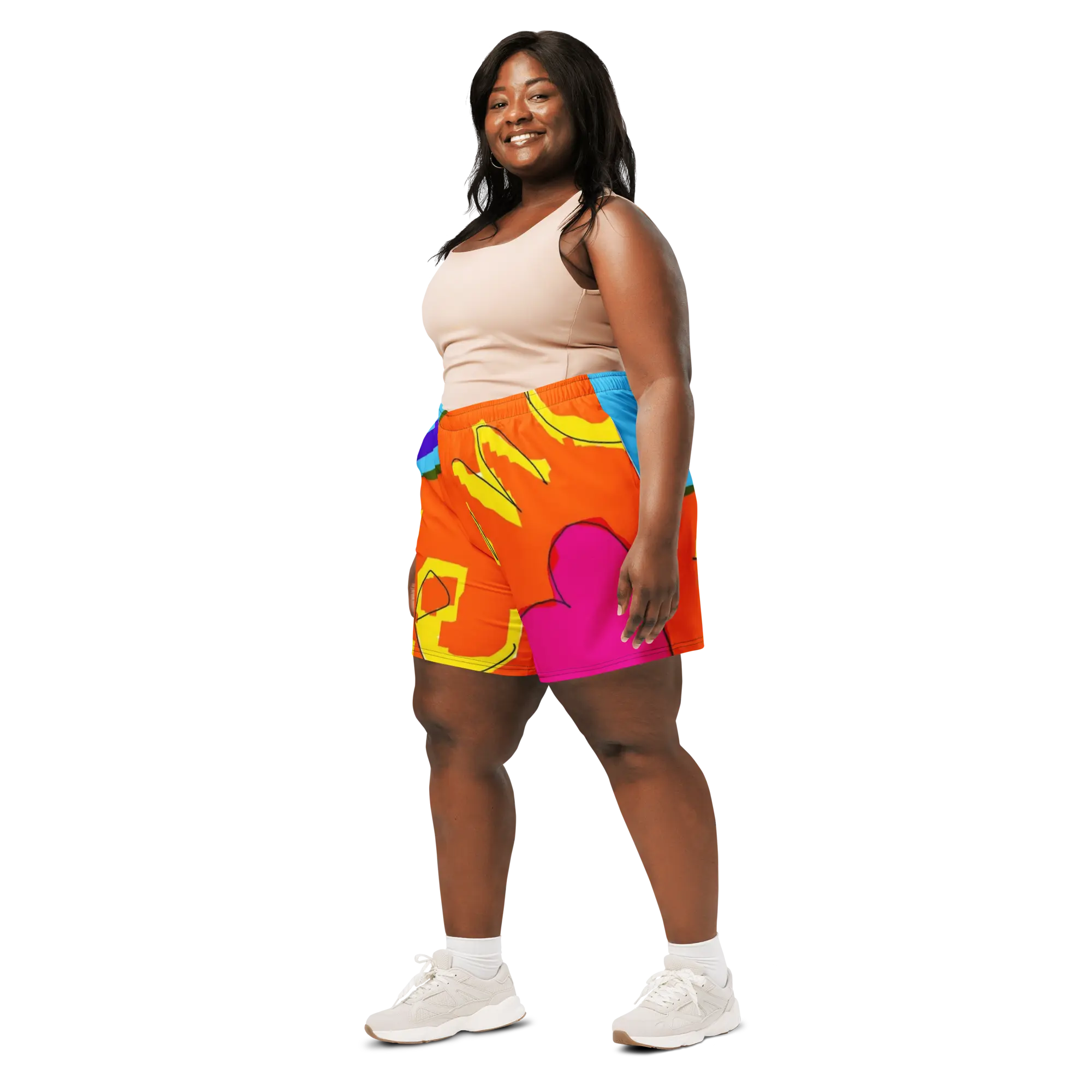 Te Amo Unisex Athletic Long Shorts