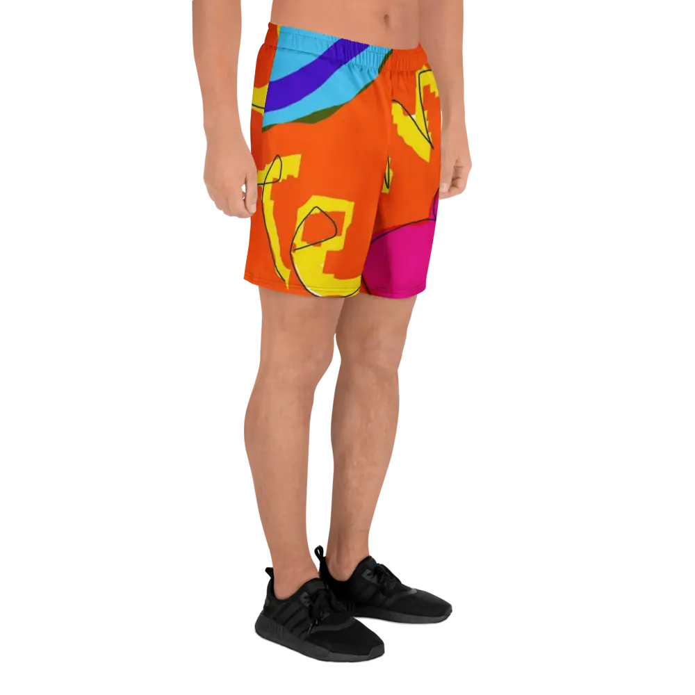 Te Amo Unisex Athletic Long Shorts