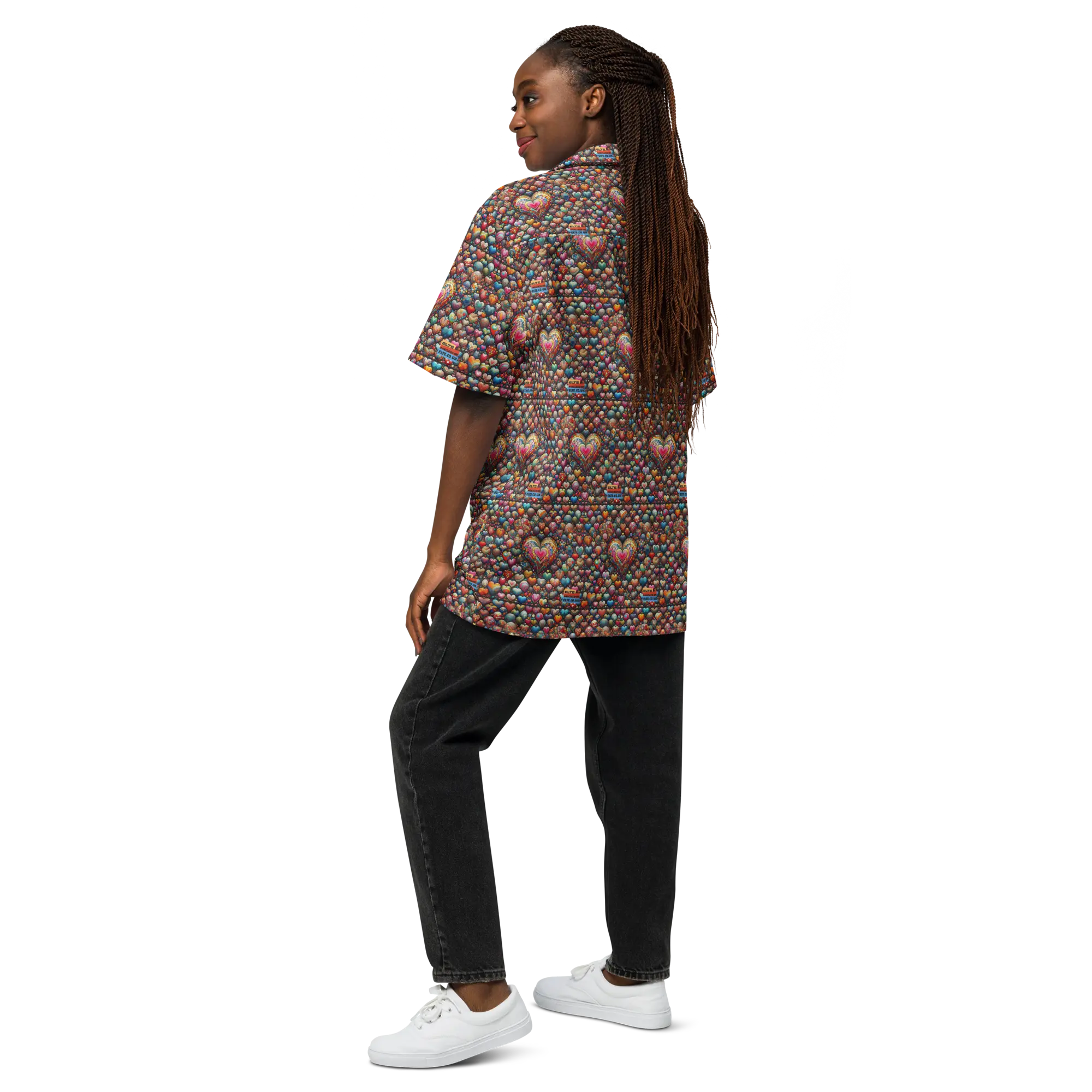 Thousand Hearts Unisex button shirt