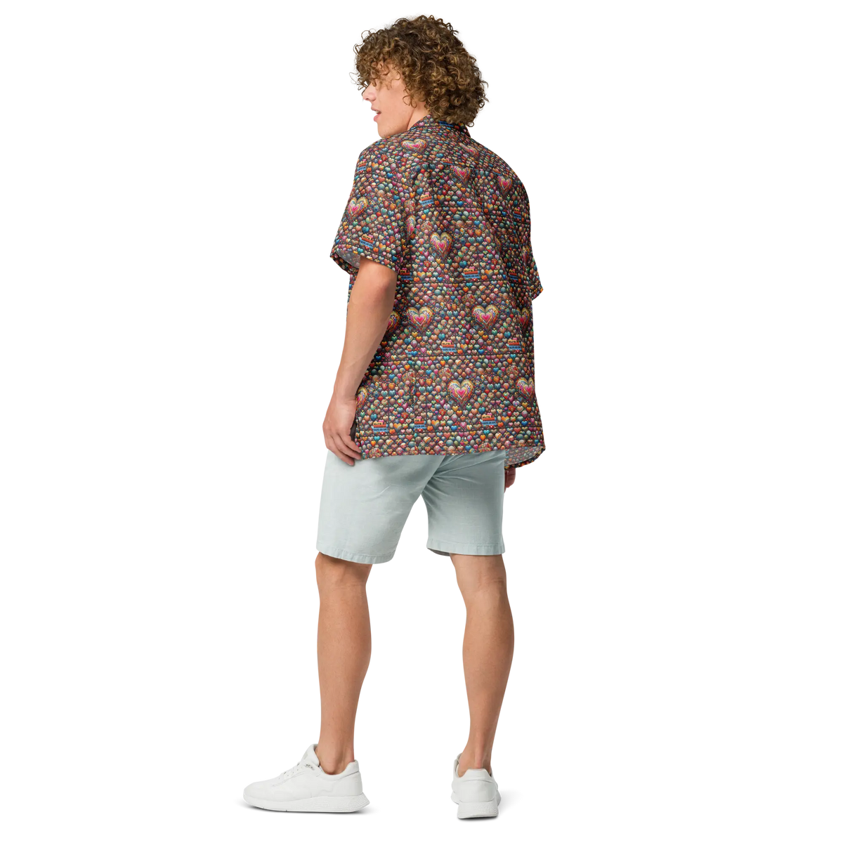 Thousand Hearts Unisex button shirt