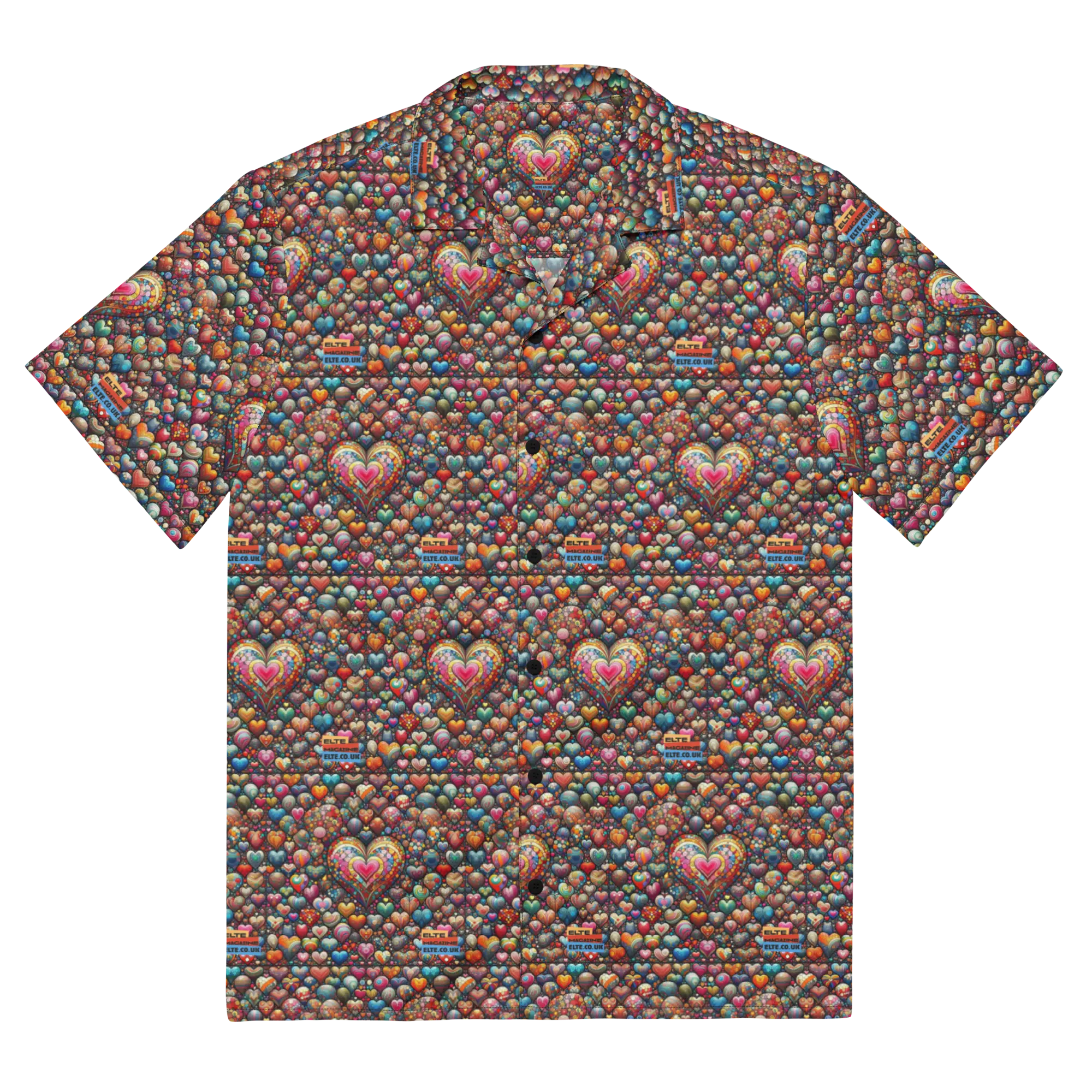 Thousand Hearts Unisex button shirt